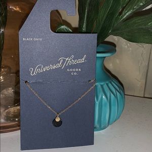 Black marble & Gold necklace. NWT